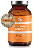 QIDOSHA® Kurkuma Extrakt Kapseln hochdosiert mit Piperin, 120 Stk, 618 mg Curcuma Extrakt Kapseln, davon 316 mg reiner Curcuma-Extrakt mit hohem Curcumin-Anteil, vegan, laborgep