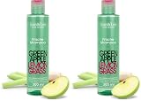 Jean & Len Frische Shampoo Green Apple & Lemongrass, für fettige Haare, stellt das natürliche Gleichgewicht der Kopfhaut wieder her, mit Apfelduft, ohne Silikone & Parabene, veganes Shampoo, 300