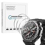 NEWZEROL 4 Stück Schutzglas Kompatibel für Amazfit T-rex 3 Displayschutz, 2.5D Arc Edges Schutzfolie 9H Glas Anti-Kratzer Blasenfrei Displayschutzfolie für Amazfit Trex 3