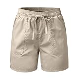 Bike Shorts Herren Outdoor Wasser Sommer schnell Frauen sportlich Workout trocken Wandershorts Shorts Hosen Trikot Shorts Home (Beige, XL)