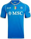 SSC NAPOLI Renntrikot, EA7, dreifarbiges Wappen, technischer Stoff Dry Touch, 2023/2024