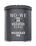WO-WE Holzfarbe Holzlack Wetterschutzfarbe Außen & Innen - Anthrazitgrau RAL 7016-750