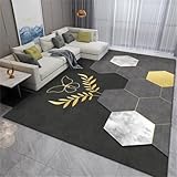 Esszimmer Vorleger Balkon Teppich Outdoor Farbe geometrische Wohnzimmer Teppich Anti-Fouling, rutschfest und verschleißfest Schlafzimmer Teppich Teppich Rund Wohnzimmer Kinderteppich Mädchen 160X200CM
