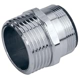 Gardena Perlstrahl-Gewindeadapter: Adapter zum Anschluss des Gardena Systems an Indoor-Wasserhähne mit Perlstrahlkopf, M 24 x 1 und 26,5 mm (G 3/4)- Außengewinde (18209-20)