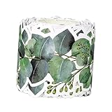 Baoblaze gestanzte Bordüre, Bordürenaufkleber, Papieraufkleber, Wandaufkleber, Pinnwandaufkleber, Grünpflanzen-Bordüre für Lichter, 7.6 cm X 10 M