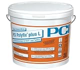 PCI Polyfix plus L 24 x 20 kg Schnell-Zement-Mörtel zur Schnellmontage im Hoch- und Tiefbau Dichtungs-/Hohlkehlenmörtel Sik