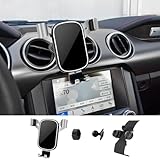 LUNQIN Kfz-Handyhalterung für Ford Mustang 2015 2016 2017 2018 2019 2020 2021 2022 2023 & Coupe Cabrio Mach 1 GT Bullitt EcoBoost Autozubehör Handy-Halterung
