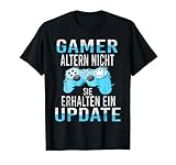Lustiges Zocken Gamer Update Jungs Gaming Nerd T-S