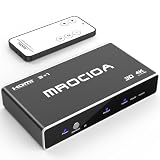 Hdmi Switch, mrocioa 3 Port Eingang 1 aus 4K Hdmi Switcher Box mit Fernbedienung. HDMI Splitter 4K Hub. Unterstützt PS4 / Xbox One/Fire TV/Apple TV/Sky Box/STB/DVD/Laptop/Rok