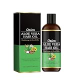 Haaröl | Kaltgepresstes Zwiebel Öl | Zwiebelöl für Haare | gesundes Haar & Haut |Befeuchtung und Reparatur von Trockenem, Geschädigtem Haar und zur Hautpflege, 100ml (1)