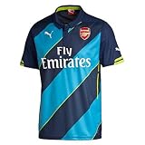PUMA Herren Trikot AFC Cup Replica Shirt, Methyl Blue-Estate Blue-Lime Green, XL
