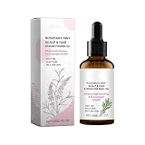 Haaröl, Rosmarinöl für Haar & Haut 30 ml, Gegen Haarausfall, Rosmarinöl für Haarwachstum, Befeuchtung und Reparatur von Trockenem, Geschädigtem Haar und zur Hautpflege (1)
