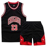 MEEHYRE Basketball Kinder Trikot 2 Stücke,Jungen Basketball Trikot Kinder, Basketball Trainings Jersey and Pants, Basketball Kinder Kleidung Jungs,Basketball Jersey, Basketball W