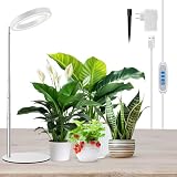 Kullsinss Pflanzenlampe led Vollspektrum für Zimmerpflanzen, 94 CM Höhenverstellbare Pflanzenlicht mit 80 LEDs, Zeitschaltuhr 6/12/16 Stunden, 3 Lichter Modi Grow Light für Tisch-oder Bodenp