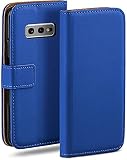 moex Book Case für Samsung Galaxy S10e Handyhülle mit Kartenfach, Hülle klappbar 360 Grad Schutzhülle, Klapphülle Flip Case Cover, PU Leder Handytasche Lederhülle, B
