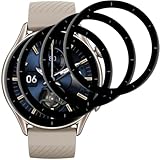 Beukei Panzer Schutz Glas für Amazfit GTR 3, 3 Stück Glasschutz, [9H Härte][Blasenfrei][Anti-Kratzen][HD Klare] S