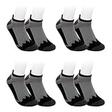 RS. Harmony | Damen & Herren Klettersocken Rotpunkt | 4 Paar | schwarz/grau/anthrazit | 43-46