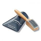 Diamant - Aufraubürste für Tanzschuhe mit Etui, Schuhbürsten, Blau (Blau)