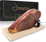 Serrano Schinken gereift ohne Knochen Gran Reserva ca. 1 Kg - Spanischer Schinken (SCHINKENHALTER UND MESSER NICHT ENTHALTEN) – Jamonp