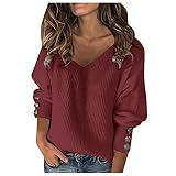 Deals Weihnachtspullover katzenpullover Pullover Damen elegant Herbst Pulli Damen Damen Pullover elegant Fall Fashion Woman Damen Strickpullover W