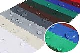 Wasserdichter Stoff PREMIUM PU/WD Outdoor Stoff Gewebe Abdeckplane/Wasserdicht (Dunkelgrau - 49)