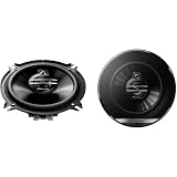 PIONEER TS-G1330F 13 cm 3-Weg-Koaxiallautsprecher Set mit 2 Lautsprechern (je 250 W max., 35 W Sinus), kraftvoller Klang, hoher Wirkungsgrad, 44 mm Einbautiefe, 121 mm Einbauausschnitt, mit G