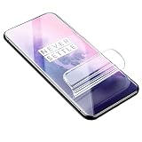 YiiLoxo Schutzfolie für OnePlus 7 Pro/OnePlus 7T Pro, 2 Stück Weich TPU Folie, Kratzfest Blasenfrei HD Klar Displayfolie Fingerabdruck Entsp
