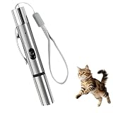 VOVIGGOL Interaktives Spielzeug für Katzen und Hunde, Katzenspielzeug mit LED, Intelligentes Elektrisches Katzenspielzeug für Trainingsübungen, über USB Aufladb