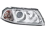 HELLA 1EL 008 350-021 Halogen/DE/FF Scheinwerfer - für u.a. VW Passat Variant (3B6) - ECE/CCC - für Rechtsverk