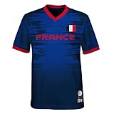 FIFA Offizielles Trikot der Jugendmannschaft der Frauenfussball-Weltmeisterschaft 2023, Frankreich, Blau, 10-12 J