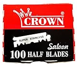 100 Crown Super Stainless Single Edge Rasierkling