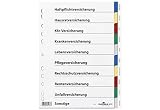 DURABLE Versicherungsregister/6741-27 DIN A4 farbiger Ablauf H