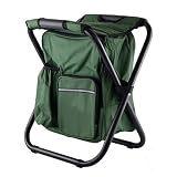 2 in 1 Klapp Angeln Stuhl Tasche Abriebfest Alterungsbeständig Wasserdicht Stahl Rohr Outdoor Camping