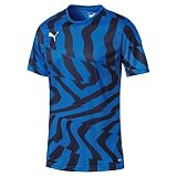 Puma Herren Trikot, Electric Blue Lemonade-Puma White, M