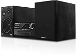 Panasonic SC-PMX94EG-K Micro HiFi System (120 W RMS, Digital DAB+, CD, UKW , Bluetooth, USB, AUX) schwarz, Einheitsgröß