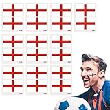 Flaggen Gesicht Aufkleber - 10 Stück Nationalflagge temporäre Aufkleber mit verschiedenen Stilen, Nationalflagge Aufkleber für Körper Fußball Spiel für Männer, Frauen,