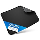 GOMIN Mauspad 280x200mm – Gaming Mousepad mit Anti-Rutsch Gummiboden, Ultra Gleitfähig, Wasserdicht, ohne störendes Logo, Vernähte Kanten – Langlebiges Computer Mouse Pad für PC, Laptop, Büro, Schw