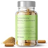 Noop Turkesterone, Booster für Männer mit 400 mg täglicher Dosis, 60 Kapseln, Ajuga-Turkestanica-Extrakt (10:1-Formel), 60-Tage-Versorgung – Natürliches Turkesteron aus Ajuga Turk