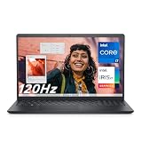 Dell Inspiron 15 (3530) Laptop – 15,6' FHD 120 Hz, Intel Core i7-1355U, 16 GB RAM, 512 GB SSD, Intel Iris Xe Grafik, Windows 11 Home, Deutsches QWERTZ-Tastatur-Layout – Schw