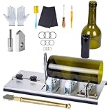Vegena Glasflaschenschneider Set, Glasschneider für Flaschen, Weinglas Flaschenschneider, Bottle Cutter Kit, DIY Glasschneider zum Schneiden von Flaschen, Wein, Bier, Likör, Whiskey, Champag