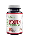 Lycopin 10% Beadlet 15mg, 90 vegane Kapseln, natürliches Antioxidans, hochfestes Nahrungsergänzung