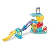 VTech Baby Tut Tut Baby Flitzer - Parkhaus – Interaktive Parkgarage mit beweglichen Elementen, Melodien, Liedern und mehrsprachigem Tut Tut Baby Flitzer Bus – Für Kinder von 1-5 J