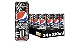 Pepsi Zero Zucker [Eintracht Frankfurt Edition] Das zuckerfreie Erfrischungsgetränk von Pepsi ohne Kalorien, Koffeinhaltige Cola in der Dose, EINWEG Dose (24 x 0,33 l)
