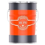 BEKATEQ 1K PU Bodenversiegelung RAL7001 Silbergrau 5kg I Bodenbeschichtung & Versiegelung für Beton, Steinteppich, Holz, Dach & Fliesen I elastisch, hitzebeständig & schnelltrocknend BK-635PU