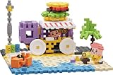 Marioinex - Mini Waffle City Food Truck Blöcke 148 Stück 2 Figuren- Kinder bausteine - Bausteine groß - Waffelblöcke bausteine - Weihnachten kleinigkeiten - Spielzeug ab 3 Jahre - B