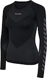hummel Female, Damen First Seamless Jersey L/S Woman, Black, XS-S