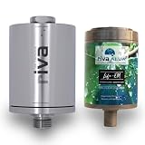 rivaALVA Life EM Edelstahl Wasserfilter - Vitalisierender Filter aus Edelstahl mit Blockaktivkohle, EM-Keramik und bioganischem Kartuscheng