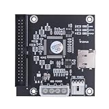 Ddujbtp Speicherkarte auf 8,9 cm Konverterkarte 44-polig auf 8,9 cm 44-polige Speichererweiterungskarte Adapterkarte für PC Comp