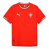 PUMA Herren-Fußballtrikot 2025 Portugal, authentisches Heim- und Auswärtstrikot – leicht, bequem und aus recyceltem Material hergestellt, Rot, XL