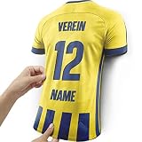 Elbeffekt Trikotlampe für Fenerbahce Fans aus Holz - personalisierbares Geschenk - schenke Dein individuellen Fenerbahce Fanartikel aus E